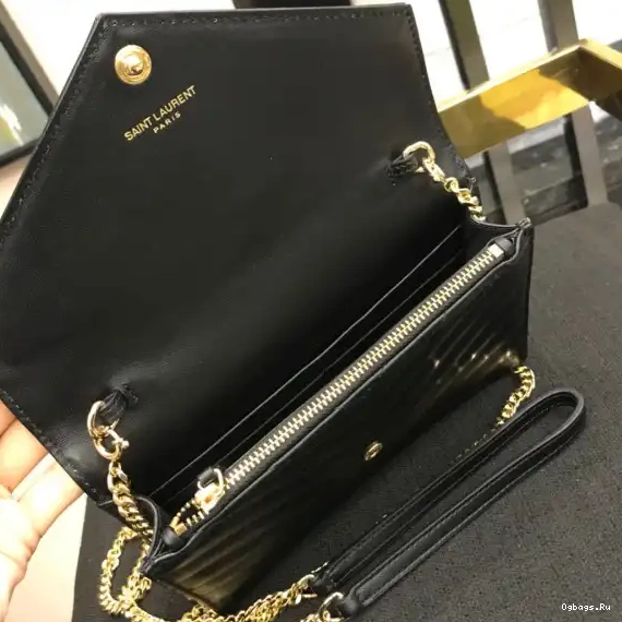 WALLET MATELASSÉ CASSANDRE CHAIN YSL 0627